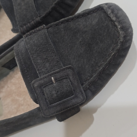 🎆 UGG RETREAT SUEDE SHEARLING LINED LOAFERS MOCCASIN - Picture 6 of 13
